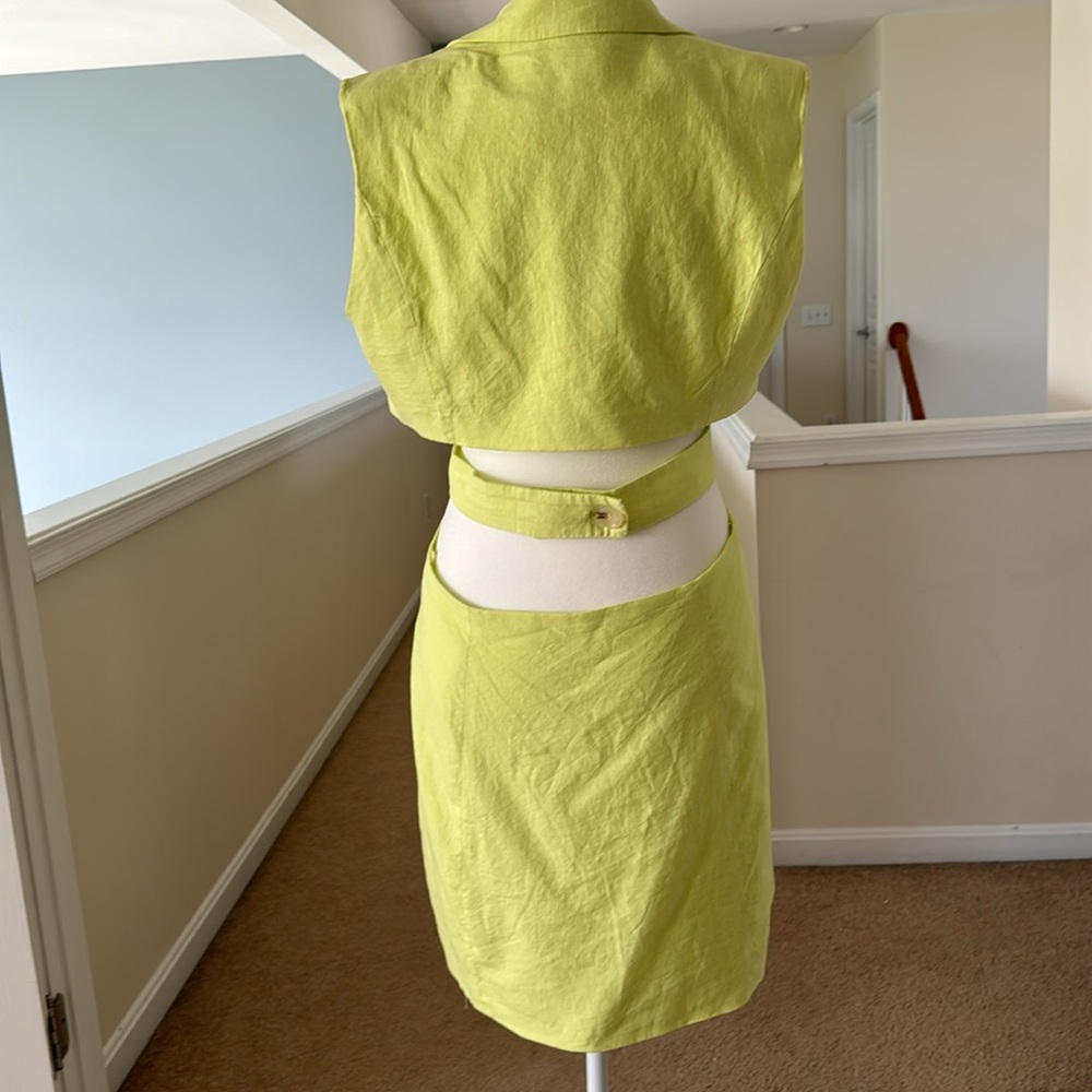 Steve Madden Evan Cutout Mini Shirt Dress - Picture 7 of 8